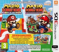 Mario and Donkey Kong: Minis on the Move + Mario Vs. Donkey Kong: Minis March Again! [NL] Box Art