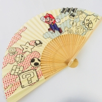 Club Nintendo - Super Mario Bros. Folding Hand Fan  CLUB NINTENDO Japan 2010 Box Art