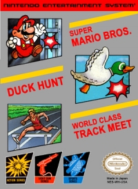 Super Mario Bros. / Duck Hunt / World Class Track Meet Box Art