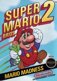 Super Mario Bros. 2 Box Art