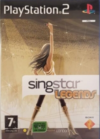 SingStar: Legends (Yellow circle  between rating and EyeToy logo) Box Art