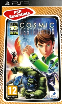 Ben 10 Ultimate Alien: Cosmic Destruction - PSP Essentials Box Art