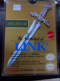 Zelda II: The Adventure of Link (white Nintendo Seal of Quality) Box Art