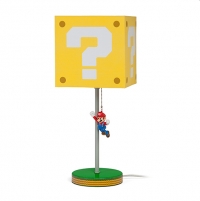 Jumping Super Mario Question Block Lamp Box Art
