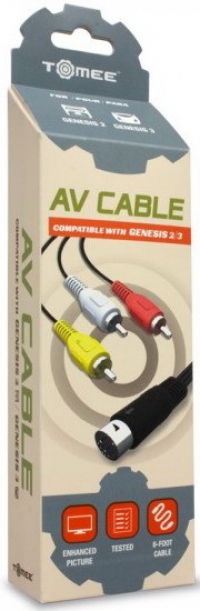Tomee AV Cable for Genesis 2 & 3 Box Art
