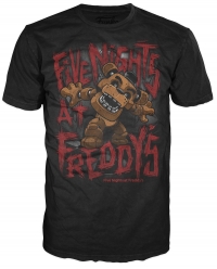 Funko POP! Tees: Five Nights at Freddy's - Freddy Fazbear Box Art
