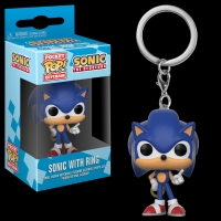 Funko Pocket Pop! Keychain: Sonic the Hedgheog - Sonic with Ring Box Art