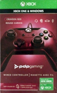 PDP Wired Controller (Crimson Red) Box Art