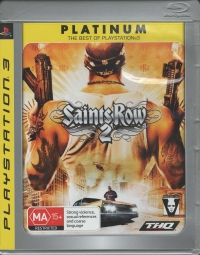 Saints Row 2 - Platinum Box Art