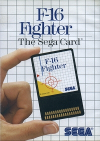 F-16 Fighter (Sega Card / 4081M) Box Art