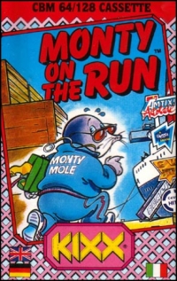 Monty on the Run - Kixx Box Art