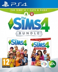 Sims 4 Bundle, The: The Sims 4 + Cats & Dogs Box Art