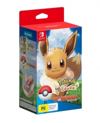 Pokémon: Let's Go, Eevee! + Poké Ball Plus Box Art