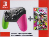 Splatoon 2 + Nintendo Switch Pro Controller Splatoon Edition Box Art