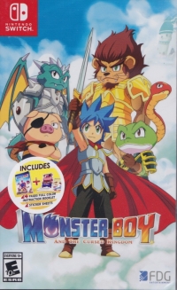 Monster Boy and the Cursed Kingdom (Includes Instruction Booklet + Sticker Sheets) Box Art