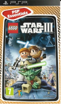 Lego Star Wars III: The Clone Wars - PSP Essentials Box Art