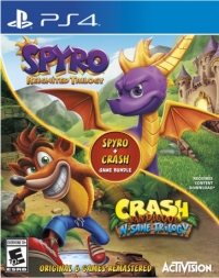 Spyro Reignited Trilogy / Crash Bandicoot N. Sane Trilogy Game Bundle Box Art