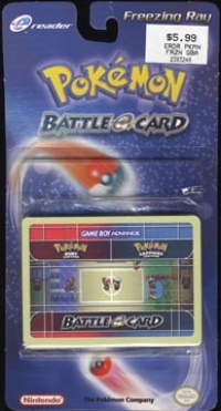 Pokemon Battle Card: Freezing Ray for E-Reader Box Art