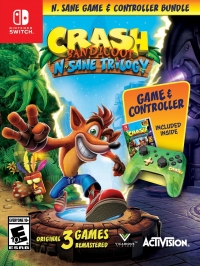 Crash Bandicoot N. Sane Trilogy (Game & Controller Included Inside) Box Art