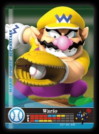 Mario Sports Superstars - Wario (Baseball) [NA] Box Art