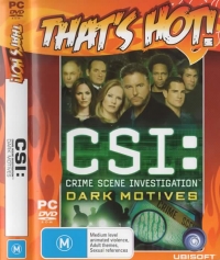 CSI: Crime Scene Investigation: Dark Motives - That's Hot! Box Art
