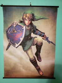 Legend of Zelda,  The:  Link from Twilight Princess Wall Scroll Box Art