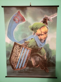 Legend of Zelda,  The:  link from Hyrule Warriors Wall Scroll Box Art