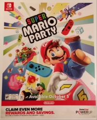 Mario Party for Switch GameStop Promotional Poster Box Art