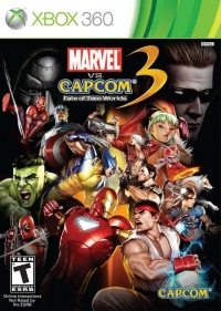 Marvel vs Capcom 3: Fate of Two Worlds Box Art