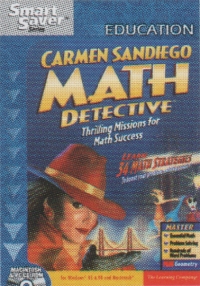 Carmen Sandiego Math Detective - Smart Saver Series Box Art
