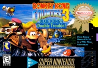 Donkey Kong Country 3: Dixie Kong's Double Trouble! - Player's Choice Box Art