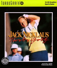 Jack Nicklaus: Turbo Golf Box Art