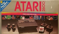 Atari 2600 Video Computer System - Pac-Man / Combat (2 paddle / 2 joystick) Box Art