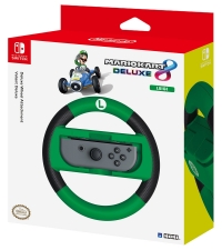 Hori Deluxe Wheel Attachment - Mario Kart 8 Deluxe (Luigi) Box Art