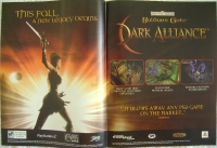 Forgotten Realms: Baldur's Gate: Dark Alliance promotional flyer Box Art
