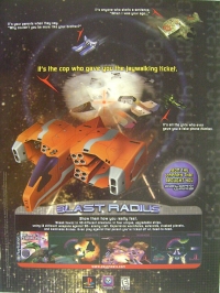 Blast Radius promotional flyer Box Art