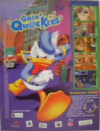 Disney's Donald Duck: Goin' Quackers flyer Box Art