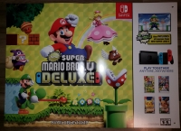 New Super Mario Bros U Deluxe GameStop Promotional Poster (large) Box Art