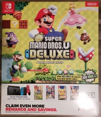 New Super Mario Bros U Deluxe GameStop Promotional Poster (medium) Box Art
