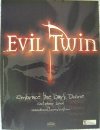 Evil Twin promotional flyer Box Art