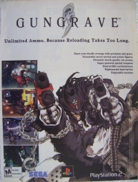 GunGrave promotional flyer Box Art