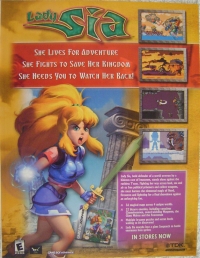 Lady Sia promotional flyer Box Art