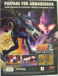 MDK2: Armageddon promotional flyer (ESRB T) Box Art