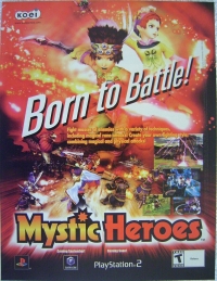 Mystic Heroes promotional flyer Box Art