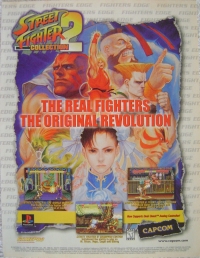 Street Fighter Collection 2 promotional flyer Box Art