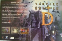 Vampire Hunter D Promotional Flyer / Poster Box Art