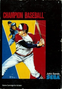 Champion Baseball Box Art