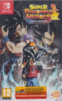 Super Dragon Ball: Heroes World Mission (5 Exclusive Cards Included) Box Art