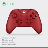 Microsoft Wireless Controller 1708 (Red) Box Art