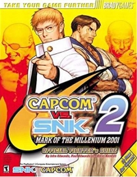 Capcom vs SNK 2 EO: Millionaire Fighting 2001 - BradyGames Official Strategy Guide Box Art